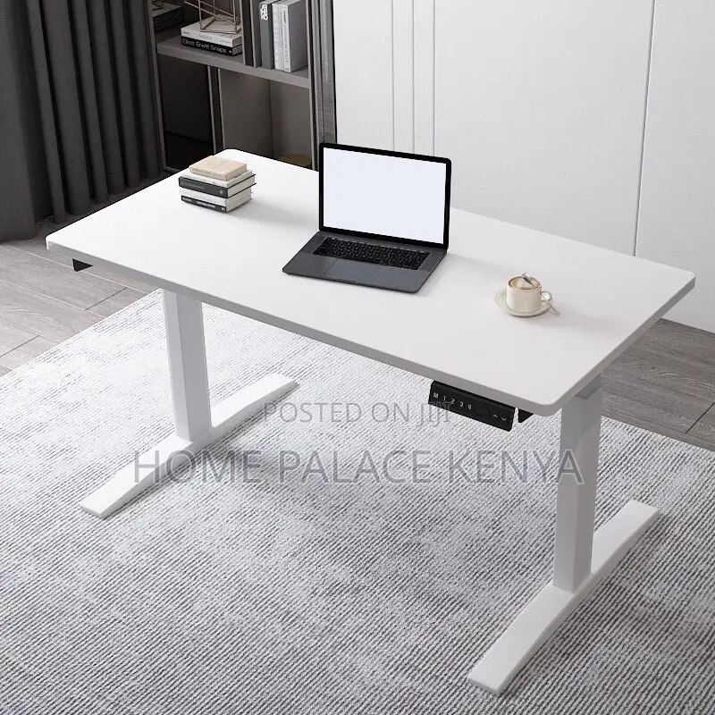 Study Table; Motorized Sit Stand Study Desk With Adjustable for Home