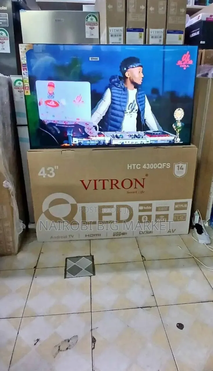Qled Vitron 43 Inch Television With a Clear Motion Display