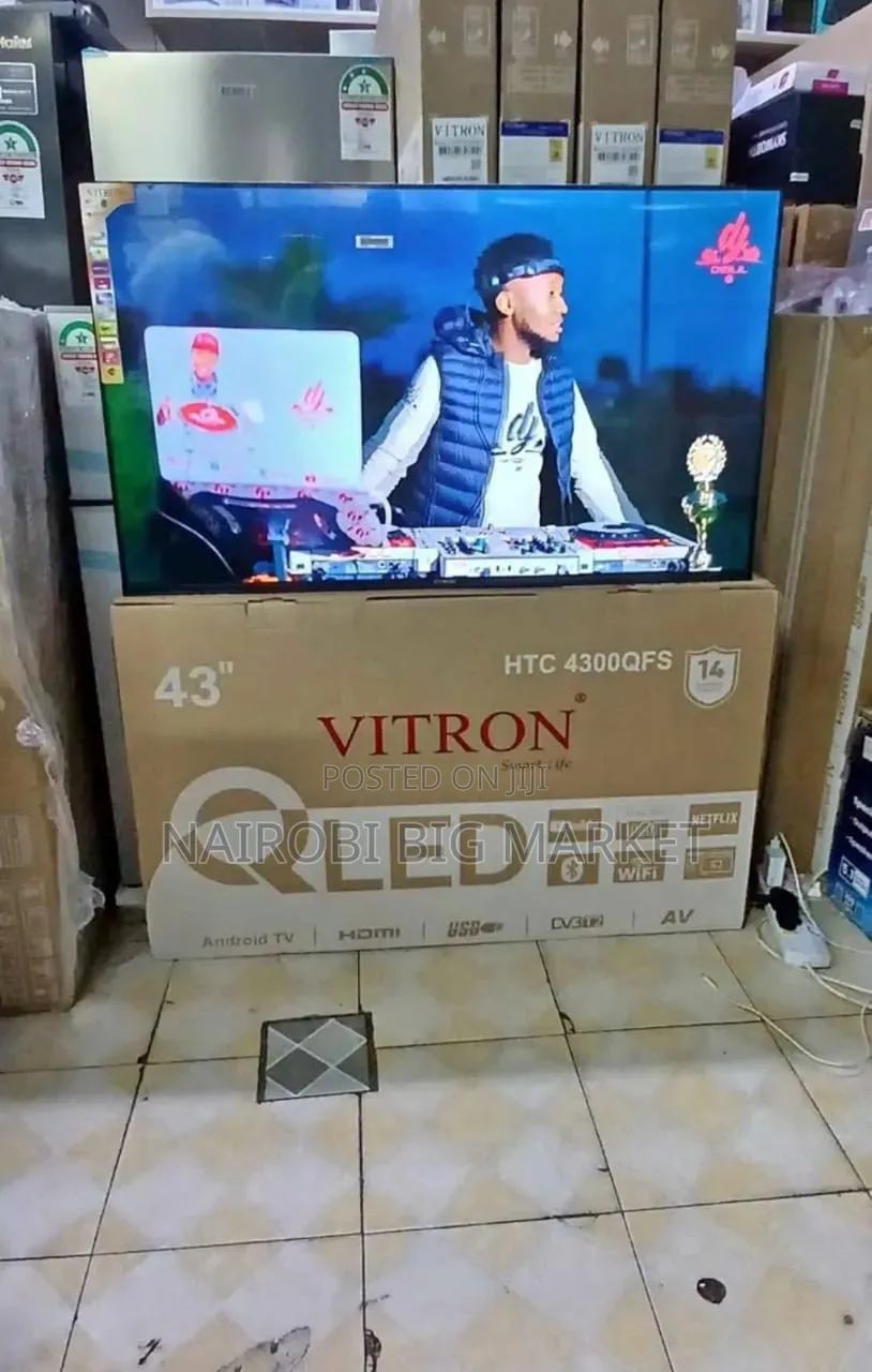 Qled Vitron 43 Inch Television With a Clear Motion Display