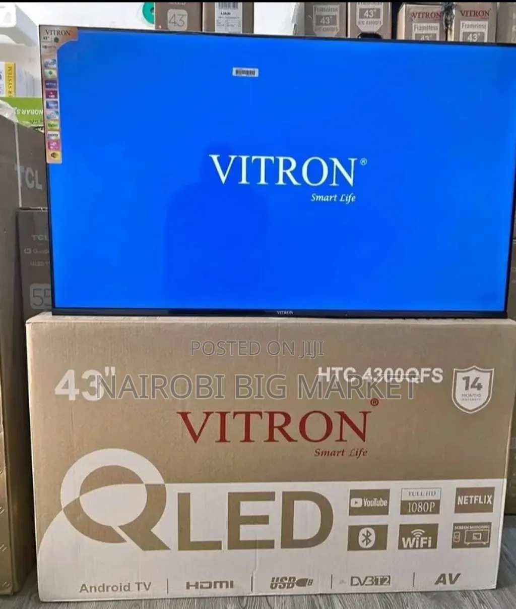 Vitron 43 Inch Qled With Dolby Audio Vision TV