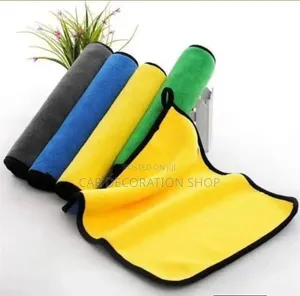 3pcs Dual Sided Plush Microfiber Cleaning Towels