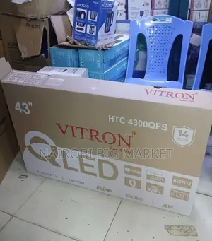 YouTube Netflix Vitron 43 Inch Qled Television