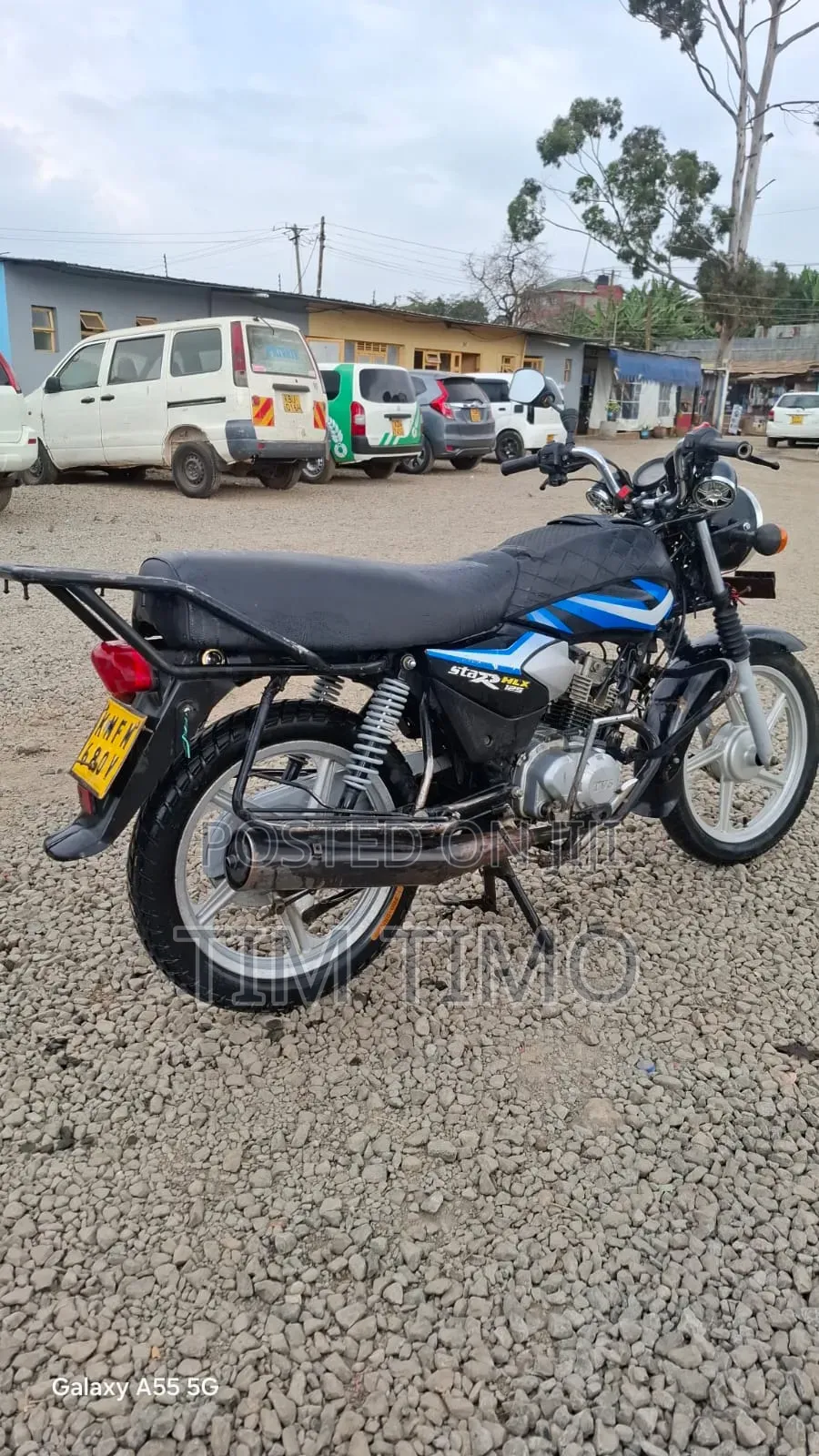 TVS HLX 125 2025 Blue