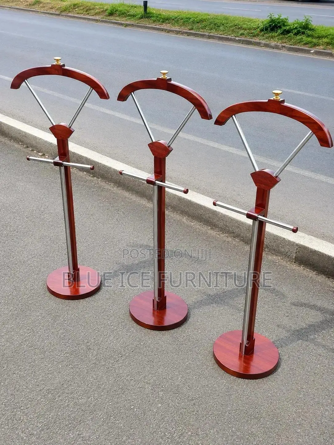 Wooden Coat Hanger Stand -Brown