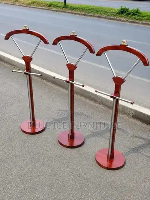 Wooden Coat Hanger Stand -Brown