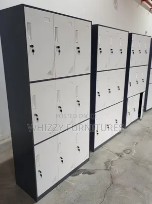 Cabinet; School Gym Locker Cabinet (9-Door)