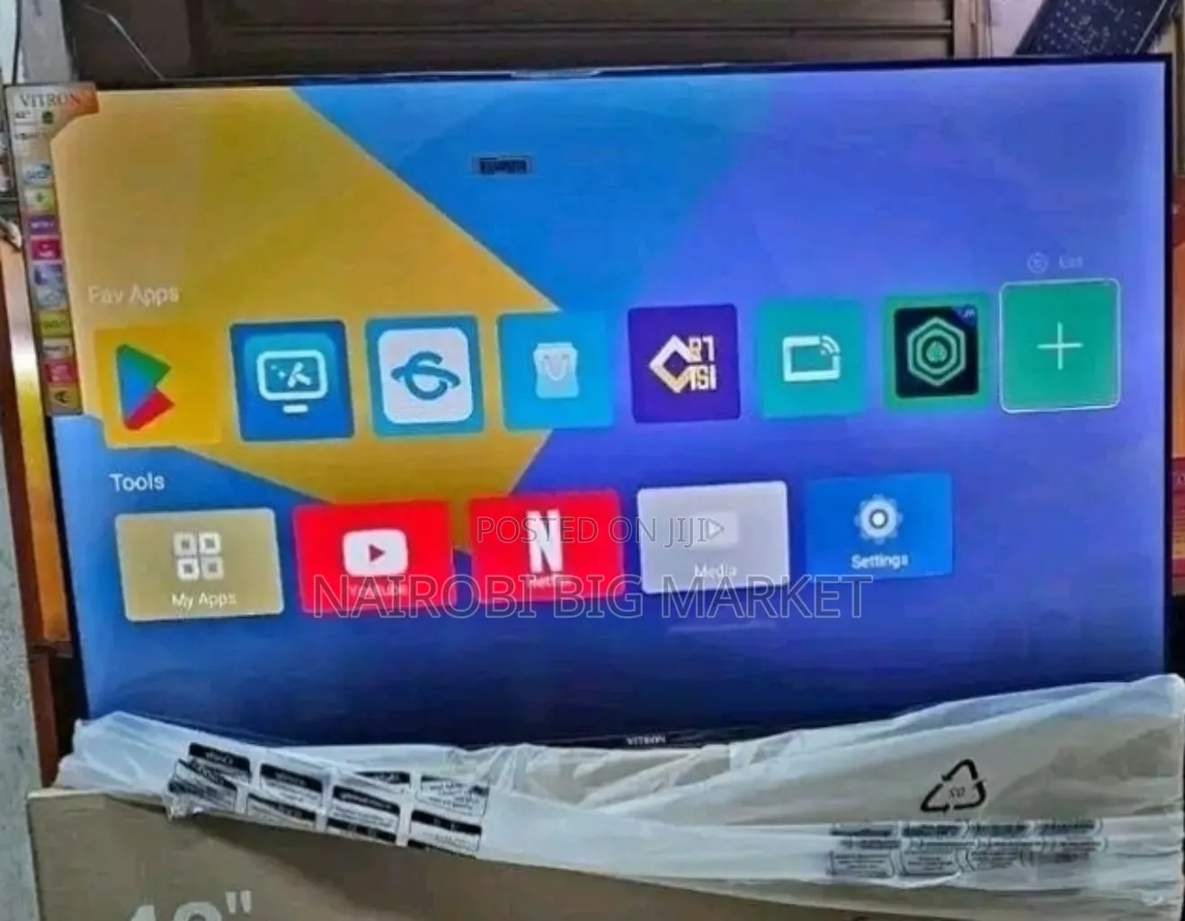 Qled 43 Inch Qled Televison Vitron Android 14.0