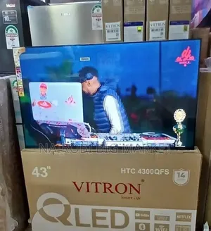 Fraemeless Qled 43 Inch Television Vitron 4300QfS
