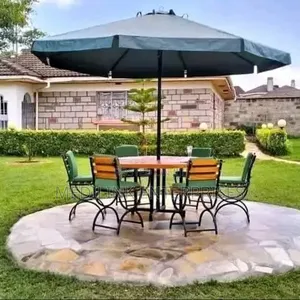 Customized Wooden Metallic Garden Desert Pine Set Up