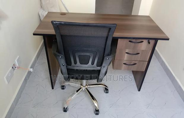 Office Desk; Modern Office Table With Storage - main view