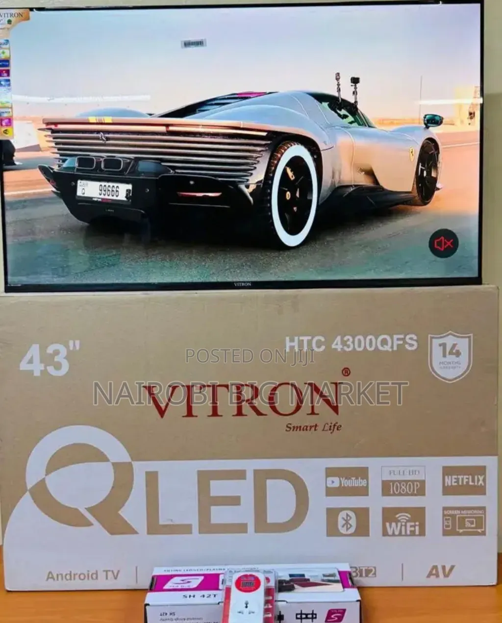 Vitron 43 Inch With Icast Inbuilt With Ethnet