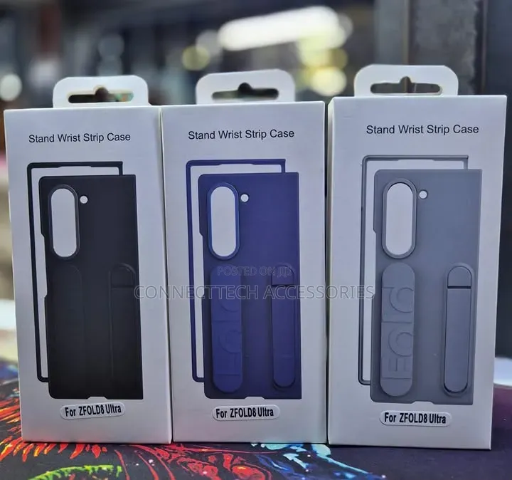 Samsung Galaxy Z Fold 8 Ultra With Stand, Wrist Strip Case