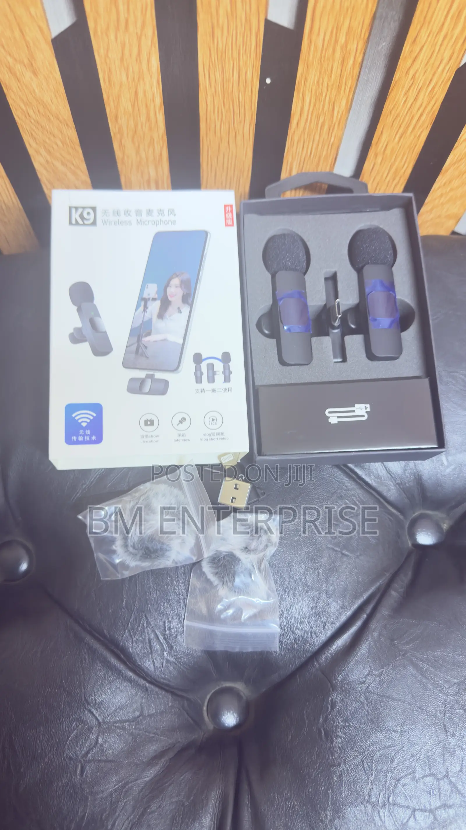 New Wireless Dual Microphones Compatible With Type C/iPhone