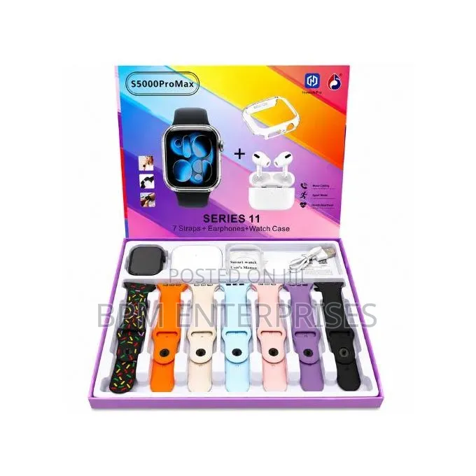 KIROTECH S5000 Pro Max Smart Watch 10 in 1 Set
