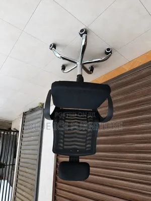 Office Chair;Ergonomic Mesh Office Chair With Headrest Chrome Base