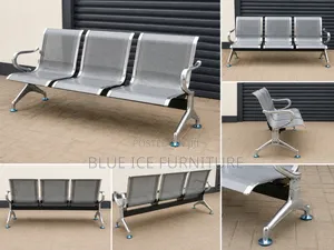 Waiting Chair;3 Seater Metallic Waiting Chair