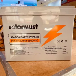 LifePo4 200Ah 12.8v Must Lithium Battery
