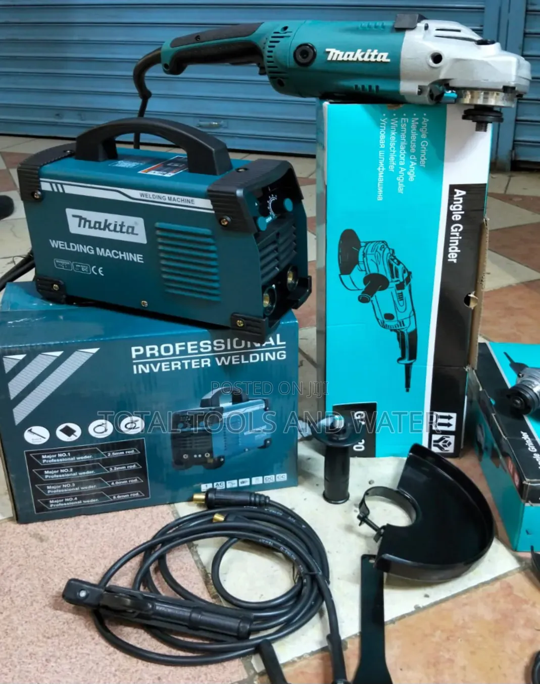 Makita Combo Welding Machine MMA 500A and Grinder 2100W 9"