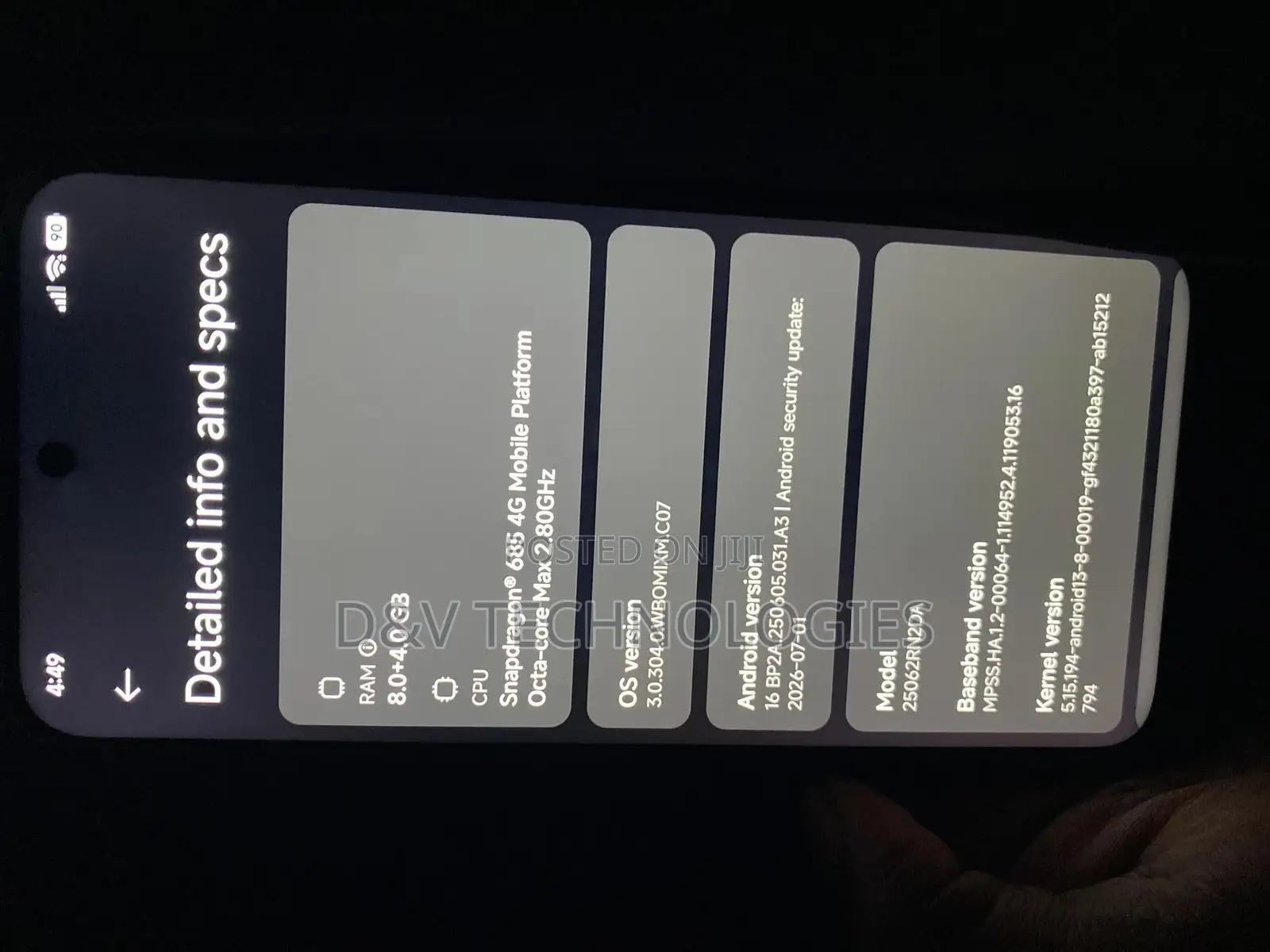 New Xiaomi Redmi 15 256 GB Purple