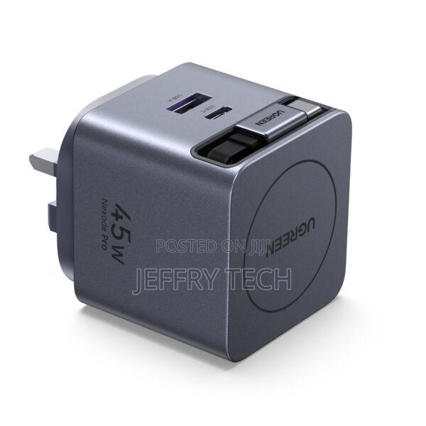 UGREEN 45W Nexode Pro GaN (USB-A*1 + Type-C*1) Fast Charger With - thumbnail 2