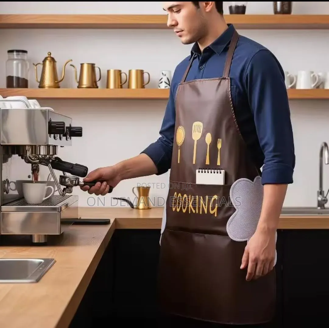 HAND-WIPING Kitchen Cooking Apron//oil-Proof