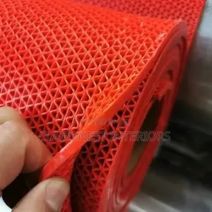 Comfort Underfoot With Added Safety Red and Green Perforated PVC