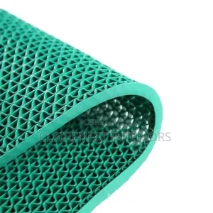 Comfort Underfoot With Added Safety Red and Green Perforated PVC