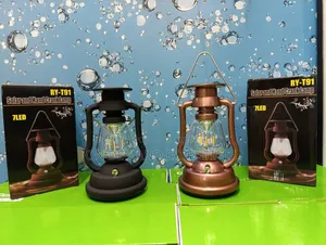 Solar Vintage Hand Crank Lamp Lighting 4-6 Hours
