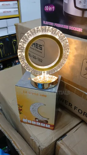 *Rechargeable Table Lamp Circle Design With Touch