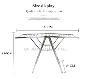 Portable Cloth Drying RackHeavy-Duty Steel