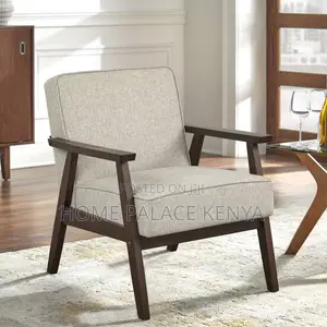 Accent Chair; Comfortable Wood Accent Chair With Detachable Cushions