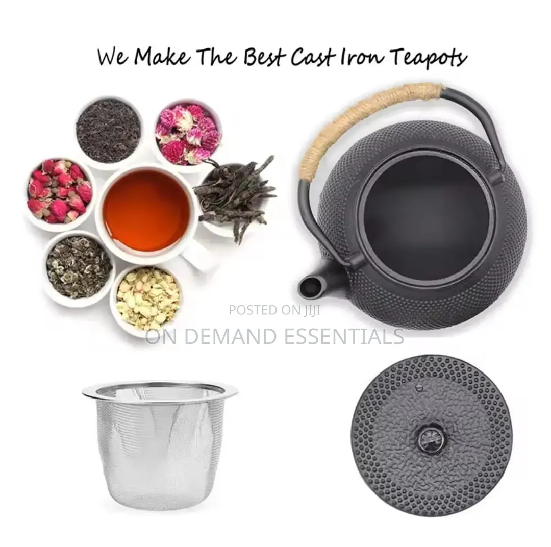 900ml Cast Iron Set Teapot Japanese Tea Tetsubin Pot Kettle
