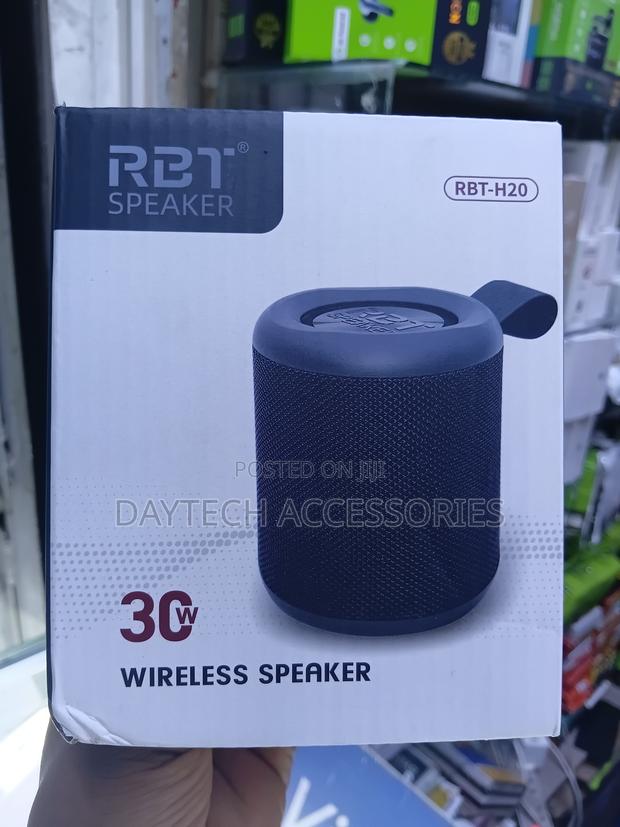 This Is a Black RBT-H20 30W Portable Wireless Speaker. - thumbnail 2