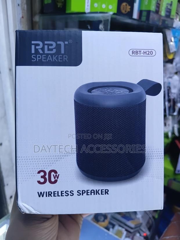 This Is a Black RBT-H20 30W Portable Wireless Speaker. - thumbnail 4