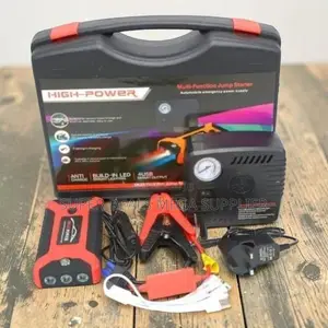 Battery Booster 12V 99800mAh Emergency Car Jump Starter Air Compressor