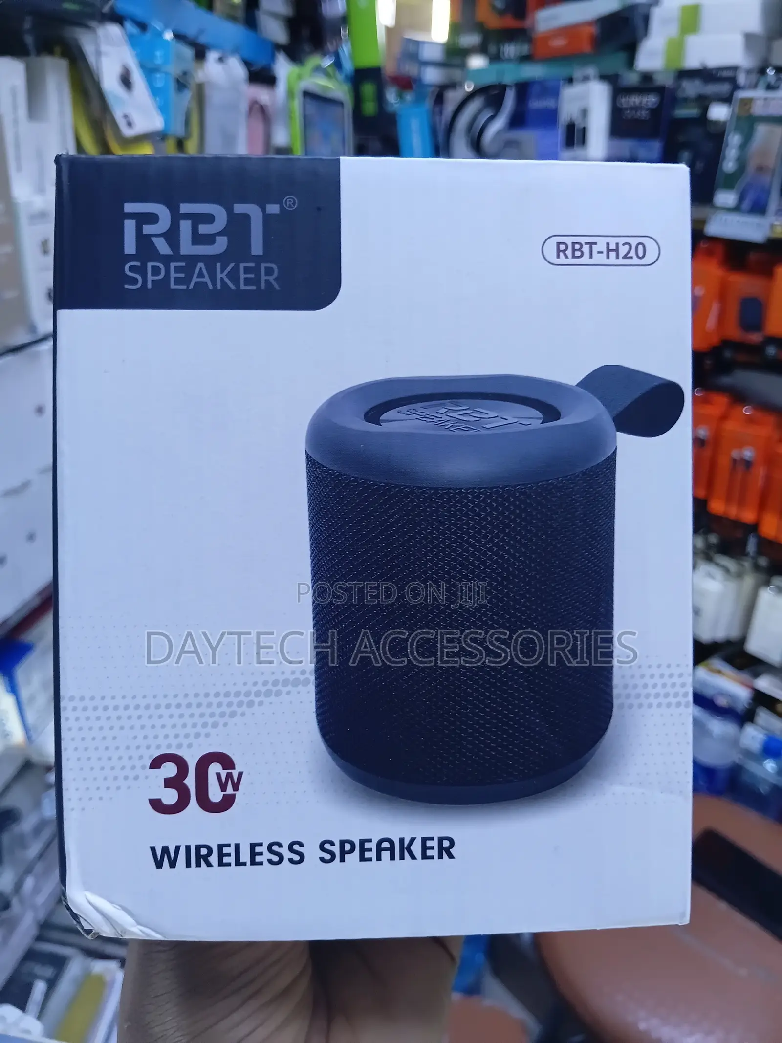 RBT H20 30W Portable Bluetooth Speaker, Black