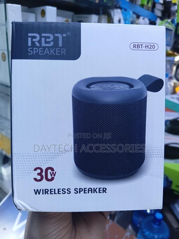 RBT H20 30W Portable Bluetooth Speaker, Black - thumbnail 3