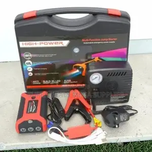 LED Display 12V 99800mAh Emergency Car Jump Starter Air Compressor