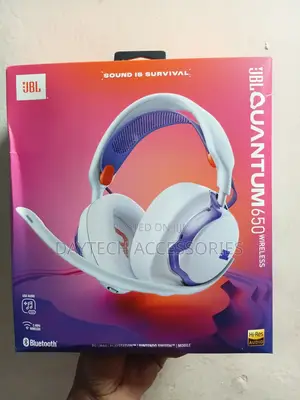 JBL Quantum 650 Wireless Gaming Headset Detachable Boom Microphone.