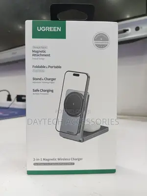 This Is a UGREEN MagFlow 2-in-1 Magnetic Wireless Charger