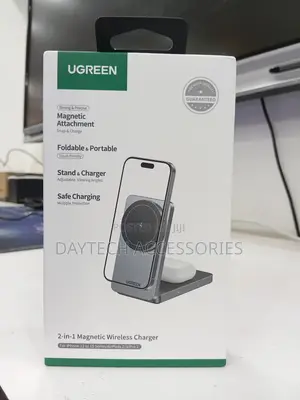 This Is a UGREEN MagFlow 2-in-1 Magnetic Wireless Charger