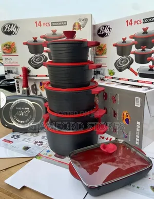14pcs BMN Granite Cookware Set With Induction