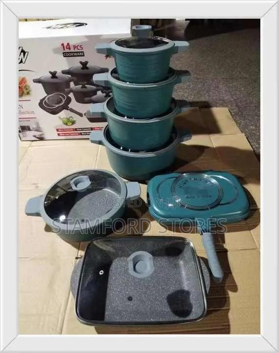 14pcs BMN Granite Cookware Set With Induction - thumbnail 2