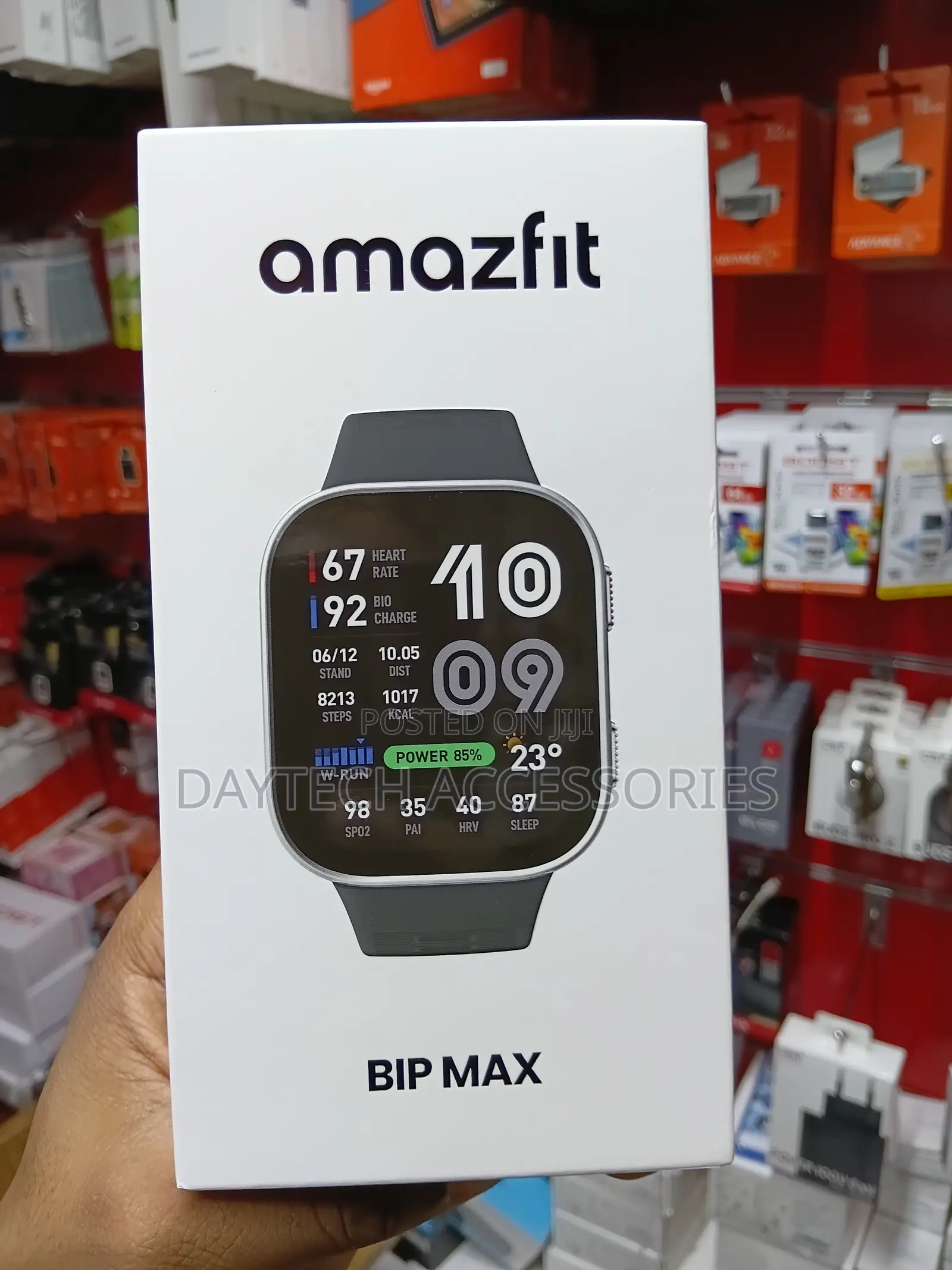 This Is an Amazfit Bip Max Smartwatch With 2.07-Inch AMOLED Display.