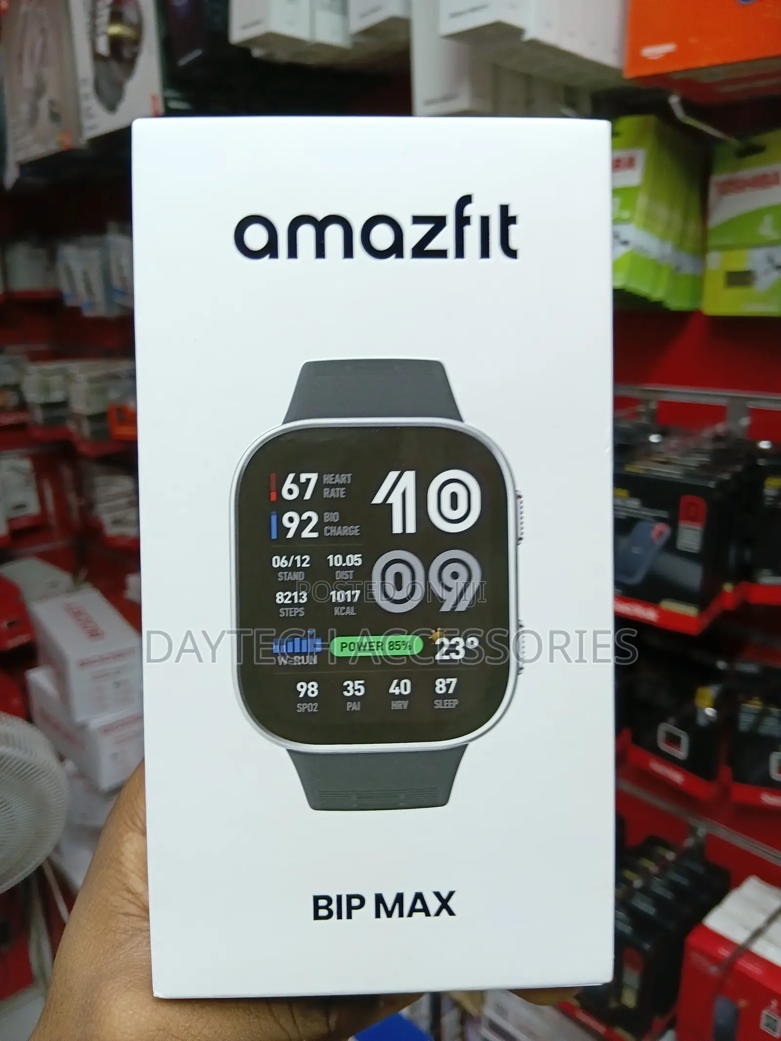 This Is an Amazfit Bip Max Smartwatch With 2.07-Inch AMOLED Display.