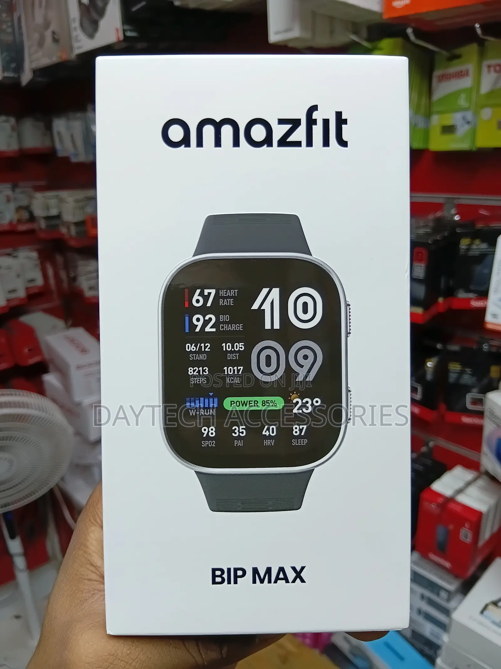 This Is an Amazfit Bip Max Smartwatch With 2.07-Inch AMOLED Display.