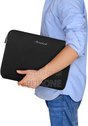 15-16 Inch Laptop Sleeve Water Repellent Neoprene Protective Bag Black