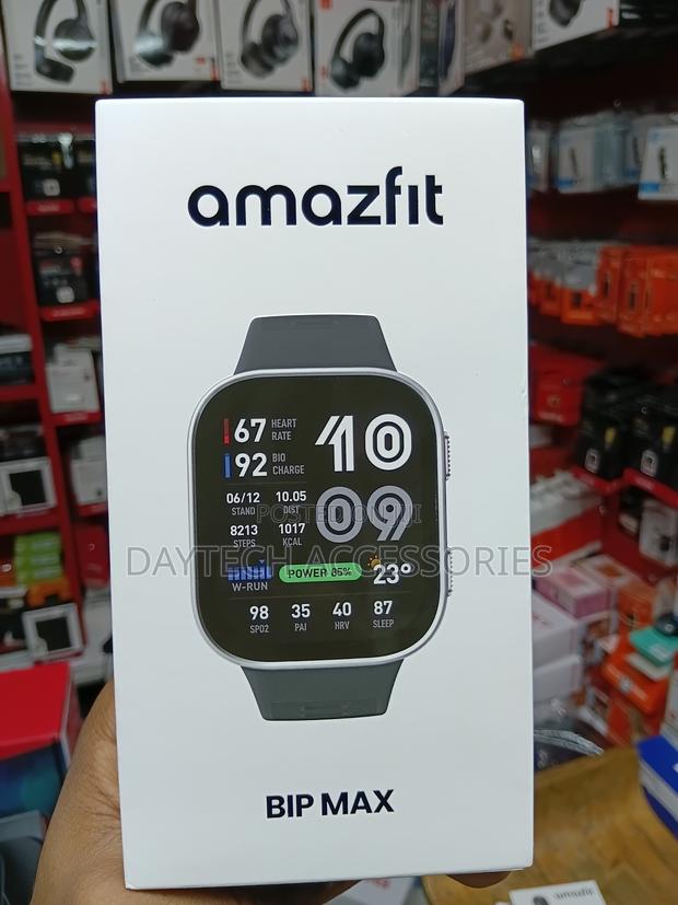 Amazfit BIP Max Smartwatch - Black - thumbnail 2