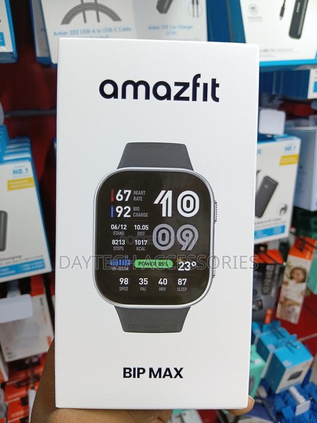 Amazfit BIP Max Smartwatch - Black - thumbnail 4