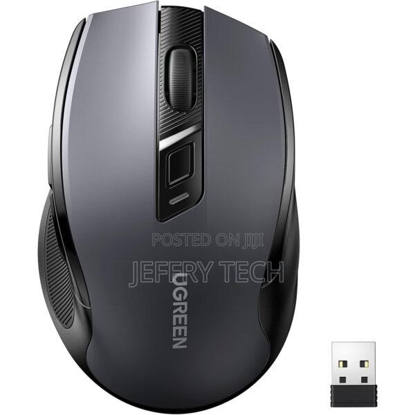 Ugreen Wireless Ergonomic Silent Mouse 2.4G Wireless Bluetooth - Ma